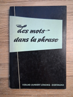 Hans Wilhelm - Les mots dans la phrase