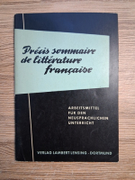 Hilaire de Vos - Precis sommaire de litterature francaise