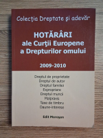 Hotarari ale Curtii Europene a Drepturilor omului, 2009-2010