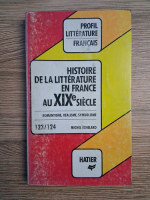 Michel Echelard - Profil litterature francais. Histoire de la litterature en France au XIXe siecle. Romantisme, realisme, symbolisme