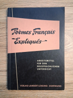 Poemes francais expliques