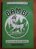 Anticariat: Bambi. Povestea unui pui de caprioara