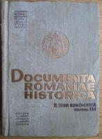 Documenta Romaniae Historica. B. Tara Romaneasca (volumul XXII)