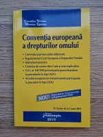 Corneliu Birsan, Marius Eftimie - Conventia europeana a drepturilor omului (2010)