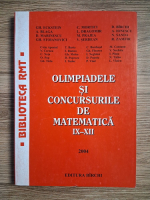 Gh. Eckstein - Olimpiadele si concursurile de matematica IX-XII
