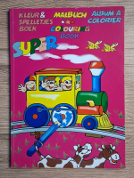 Malbuch. Colouring book. Super
