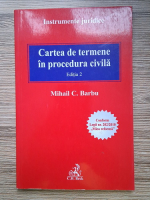 Anticariat: Mihail Barbu - Cartea de termene in procedura civila (editia 2)