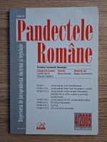 Anticariat: Revista Pandectele Romane, nr. 4, anul XXXII, iulie-august, 2005