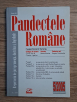 Revista Pandectele Romane, nr. 5, anul XXXII, septembrie-octombrie 2005