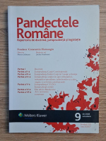 Revista Pandectele Romane, nr. 9, anul XXXV, octombrie 2008