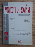 Anticariat: Revista Pandectele Romane, serie noua, anul XXVIII, nr. 4, 2001