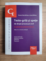 Serena Evda Militaru - Teste grila si spete de drept procesual civil. Cu explicatii ale variantelor de raspuns (editia a 6-a)