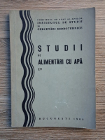 Studii de alimentari cu apa (volumul 4)