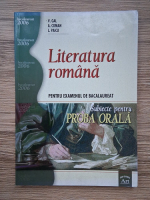 V. Gal, A. Coman - Literatura romana pentru examenul de bacalaureat. Subiecte pentru proba orala