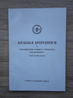 Anticariat: Analele stiintifice ale Universitatii Ovidius Constanta, seria matematica, volumul 12 (2004), fascicola 2