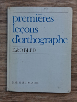 E. Bled - Premier lecons d'orthographe