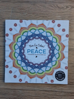 Vive le color! Peace. Coloring book and pencils