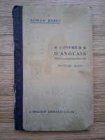 Adrien Baret - Cours d'Anglais (premiere annee, 1924)