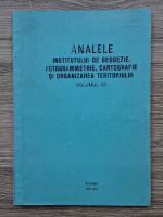 Analele Institutului de geodezie, fotogrammetrie, cartografie si organizarea teritoriului (volumul XII)