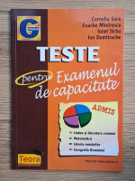 Corneliu Savu, Enache Mindrescu - Teste pentru examenul de capacitate