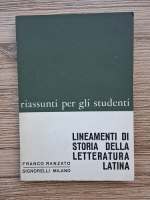 Franco Ranzato - Lineamenti di storia della letteratura greca