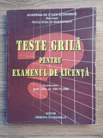 Ion Plumb - Teste grila pentru examenul de licenta