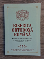 Revista Biserica Ortodoxa Romana, anul CXXV, nr.1-6, ianuarie-iunie 2007