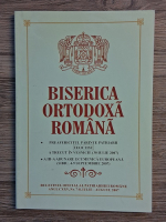 Revista Biserica Ortodoxa Romana, anul CXXV, nr. 7-8, iulie-august 2007