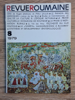 Revue Roumaine, nr. 8, 1979
