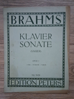 Brahms. Klavier sonate (opus 1, 1920)