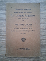 F. Ahn - Nouvelle methode pratique et facile pour apprendre la langue anglaise. Premier cours (1920)