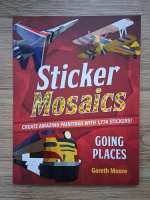 Gareth Moore - Sticker mosaics. Create amazing paintings with 1774 stickers. Going places