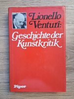 Lionello Venturi - Geschichte der kunskritik