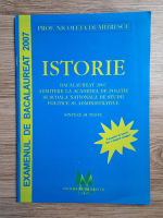 Nicoleta Dumitrescu - Istorie. Bacalaureat 2007, Admitere la Academia de Politie si Scoala Nationala de Studii Politice si Administrative