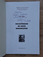 Petre Oprea - Colectionari de arta bucuresteni (cu autograful autorului)