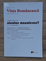 Anticariat: Revista Viata Romaneasca, nr. 9, 2024