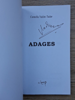Anticariat: Corneliu Vadim Tudor - Adages (cu autograful autorului)