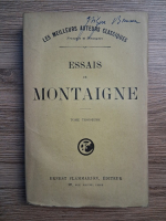 Essais de Montaigne (volumul 3, 1926)