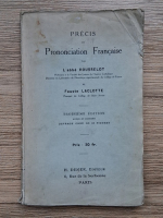 L Abbe Rousselot - Precis de prononciation francaise (1913)