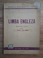 Limba engleza. Manual unic pentru clasa a IX-a medie (1949)
