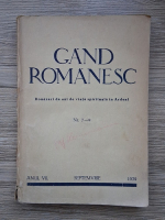 Revista Gand Romanesc, nr. 7-9, anul VII, septembrie, 1939