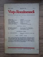 Revista Viata Romaneasca, Anul XXXI, Nr. 9, septembrie 1978