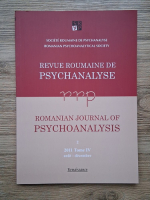 Revue Roumaine de Psychanalyse, nr. 2, tome IV, august-decembrie 2011