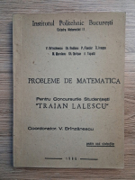 V. Brinzanescu - Probleme de matematica pentru concursurile studentesti Traian Lalescu
