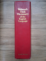 Anticariat: Webster's desk dictionary of the english language