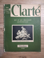 Clarte. Art et art decoratif architecture, nr. 10, octombrie 1938