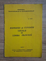 Expresii si cuvinte uzuale in limba franceza