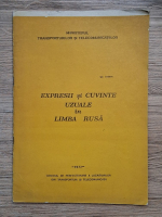 Expresii si cuvinte uzuale in limba rusa