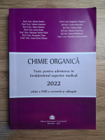 Maria Greabu - Chimie orgnica. Teste pentru admiterea in invatamantul superior medical