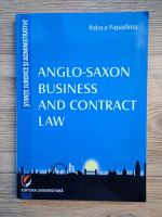 Raluca Papadima - Anglo-saxon business and contract law